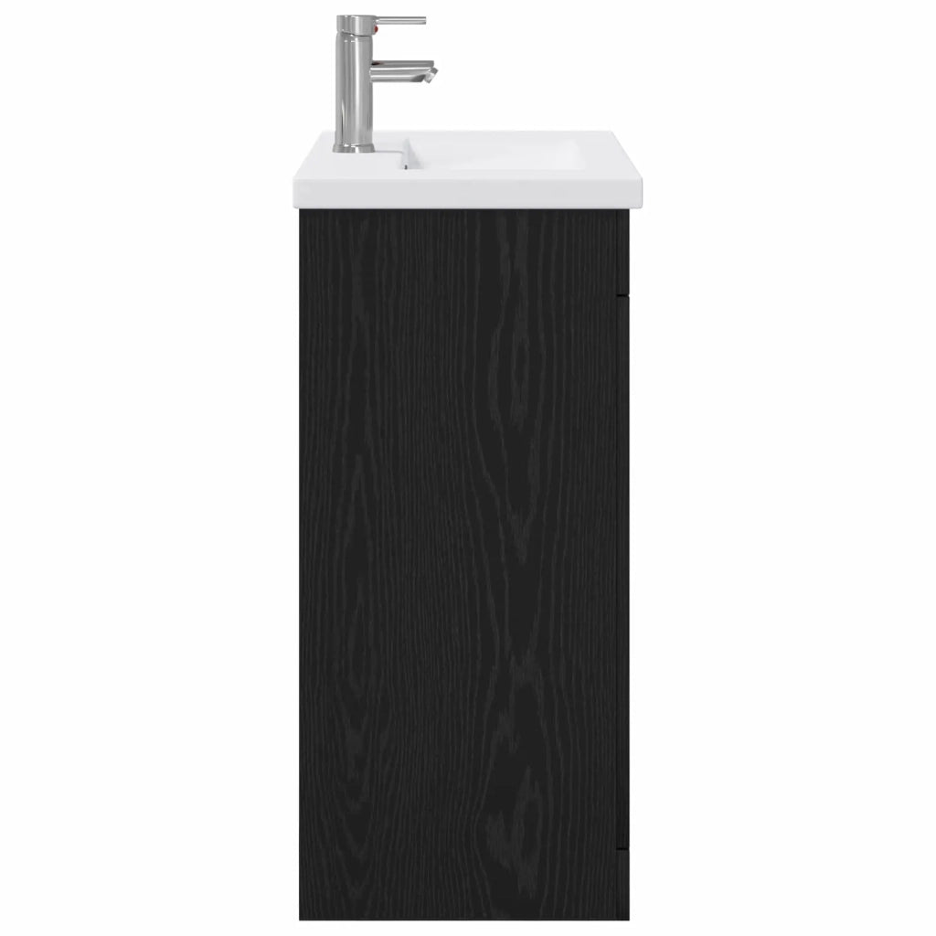 Set di mobili per il bagno Rovere Nero 81 x 40 x 84,5 cm 3404359