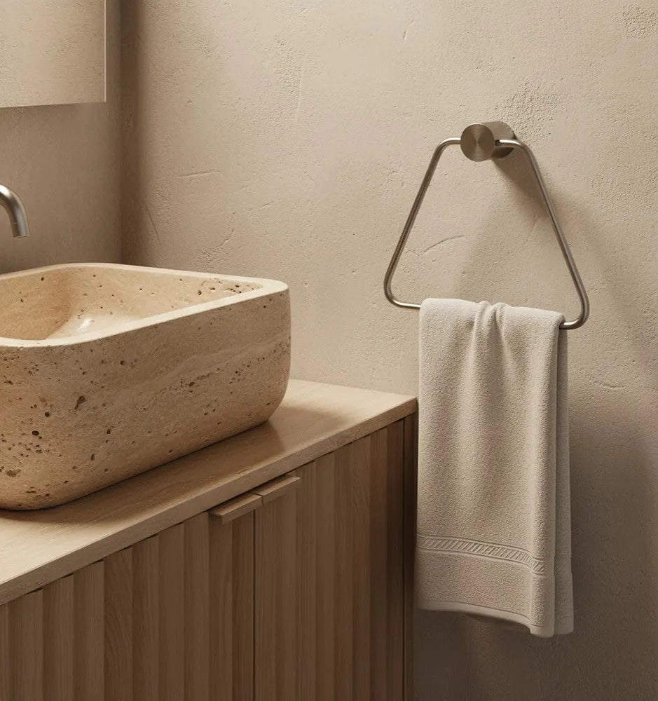 Portasciugamano Da Bagno Tomi 5810 Brush Nickle