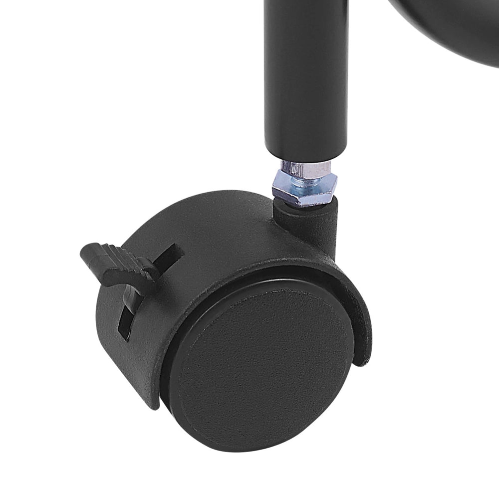 Supporto per cestello a 3 livelli in metallo Nero con maniglie per rotelle Cucina rimovibile Accessorio per riporre il bagno per asciugamani