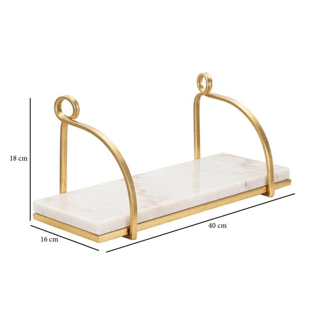 Mensola da Muro Marmo cm 40X16X18 - MARBLE