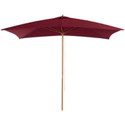 Ombrellone da Giardino ¨C zephmum ¨C Bordeaux Legno Bamb¨´ 2x3 m