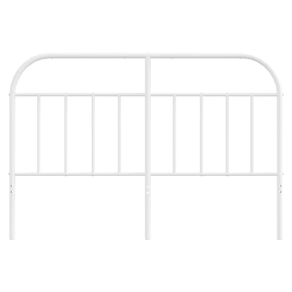 Testiera di Ricambio in Metallo Bianco 135 cm 353716