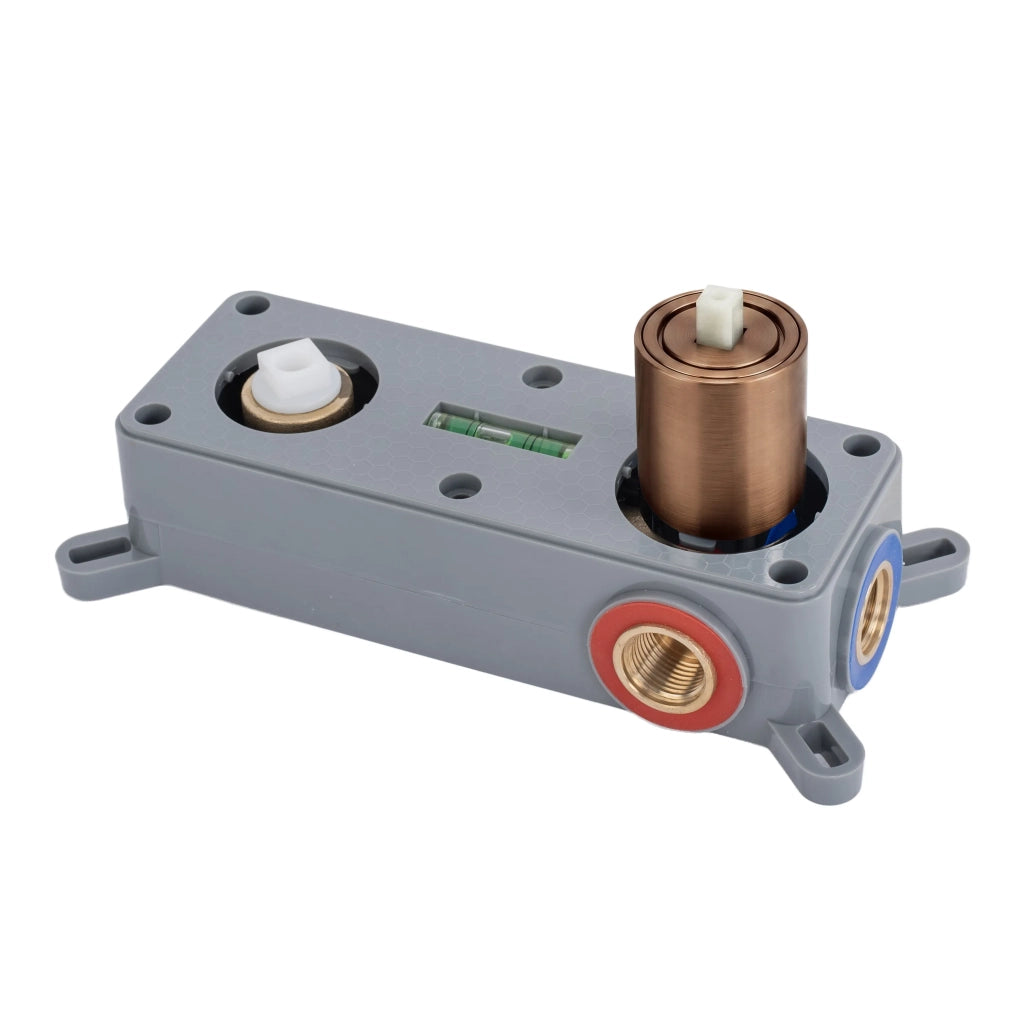 Miscelatore Lavabo Da Incasso Rea Vision Brush Copper + Box
