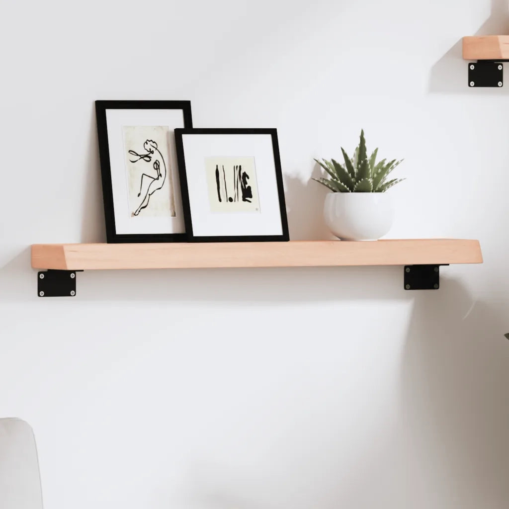 vidaXL Ripiano a Parete 60x10x4 cm Legno Massello Rovere Non Trattato