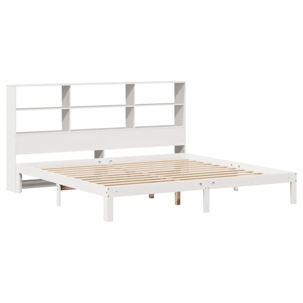 Giroletto con Libreria senza Materasso 180x200 cm in Legno Pino 3322569