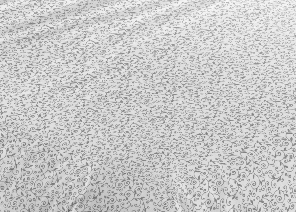 Sacco Copripiumino Piumone Letto In 100% Cotone Made Italy Vari Disegni RP - 2 Piazze - Stefy Grigio