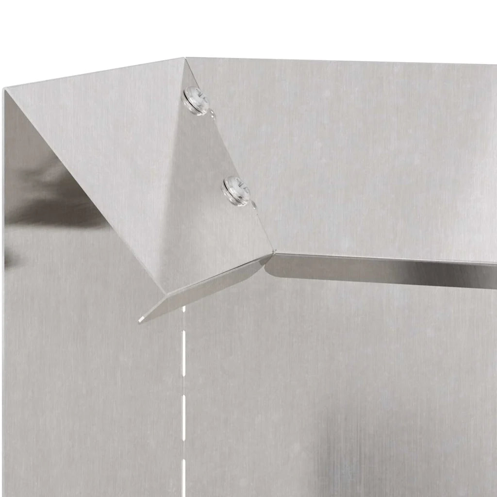 Recinto per lumache 4 pz Argento 10 x 10 x 25 cm CFW1523977