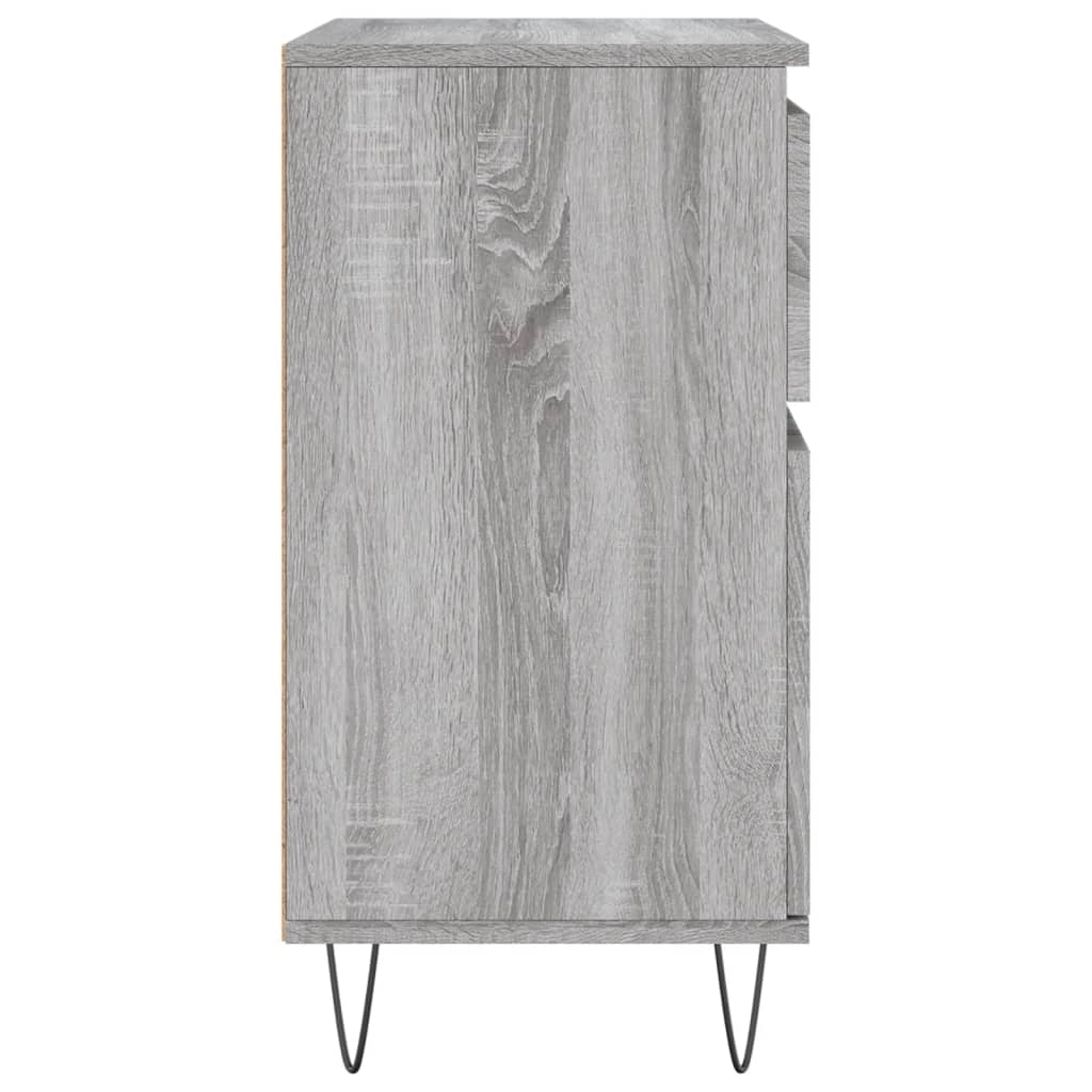 Buffet credenza cassettiera armadio mobile contenitore organizer cucina soggiorno Sonoma 60 x 35 x 70 cm legno ingegnerizzato grigio 02_0036401