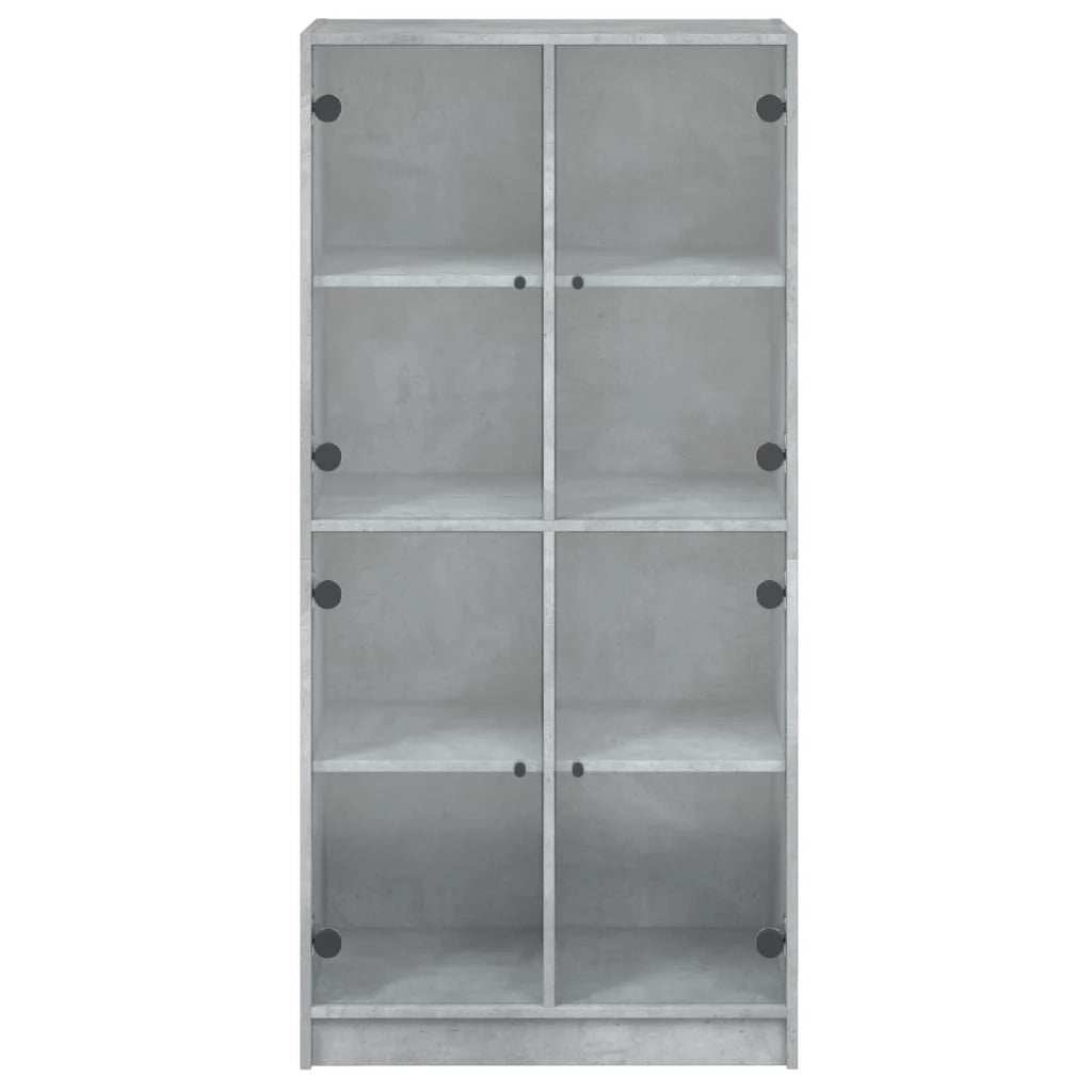 Buffet credenza cassettiera mobiletto mobile contenitore organizer cucina soggiorno salotto alto con ante 68 x 37 x 142 cm legno ingegnerizzato grigio 02_0032241