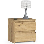 Comodino AKORD CL2 Quercia Artisan 40 cm 2 cassetti 40x35x40 cm