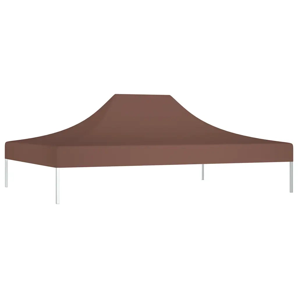 Tetto per Tendone per Feste 4x3 m Marrone 270 g/m2 CFW1251231