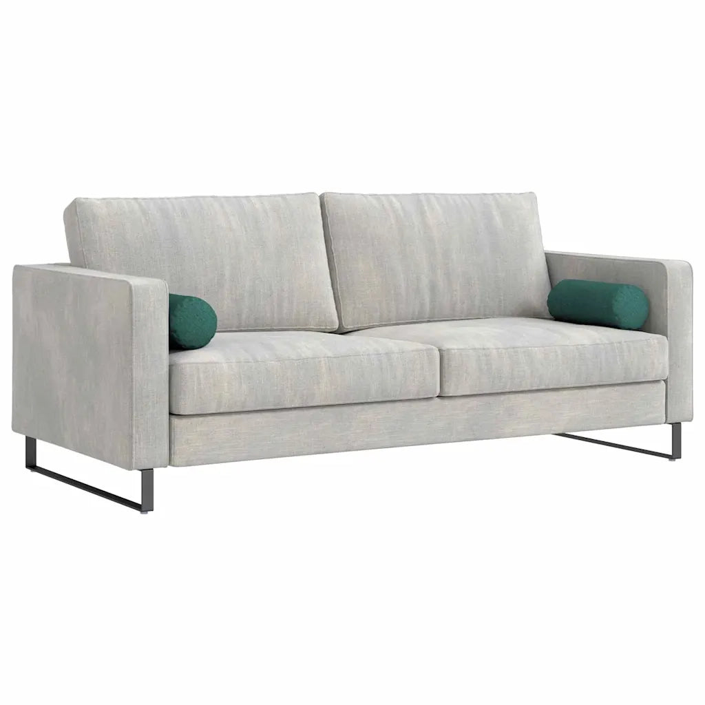 Cuscini a rullo 2 pcs Verde Scuro Ø 15 x 40 cm Tessuto
