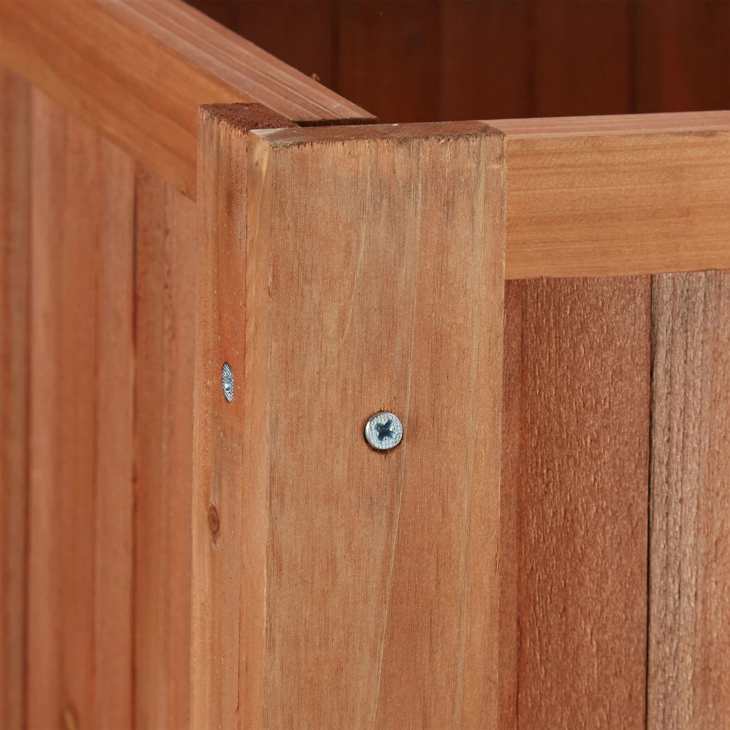 Fioriera portaoggetti per orto su gambe 4 gambe in legno di abete 88 cm 13_0002307