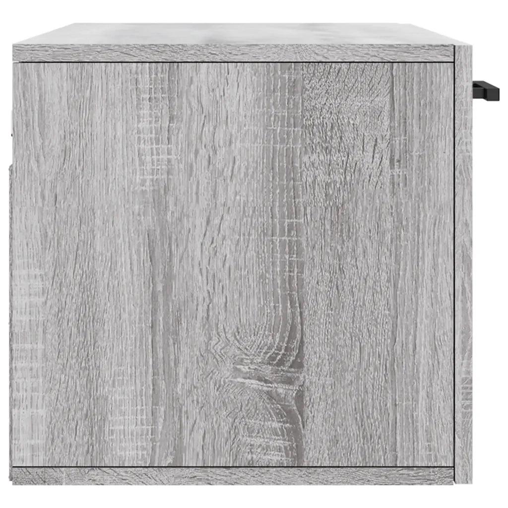 Armadietto a Muro | Mobile a Parete Grigio Sonoma 80x36,5x35cm in Legno Multistrato