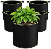 Zak di coltivazione per piante 12L - 5 pezzi - Contenitori per la crescita di verdure - Maniglie - Adatto per balcone/giardino - Adatto per patate/carote/pomodori/mirtilli - Zak di crescita