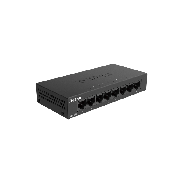 D-LINK SWITCH 8 PORTE GIGABIT ETHERNET METAL HOUSING UNMANAGED SWITCH