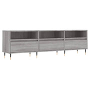 Mobile TV multimediale scaffale TV mobile TV sala da pranzo soggiorno camera da letto Sonoma 150 x 30 x 44,5 cm legno ingegnerizzato grigio 02_0028394