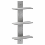 Scaffale da parete Grigio Cemento 30 x 13.5 x 64.5 cm 8020316
