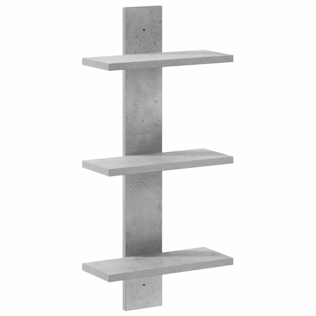 Scaffale da parete Grigio Cemento 30 x 13.5 x 64.5 cm 8020316
