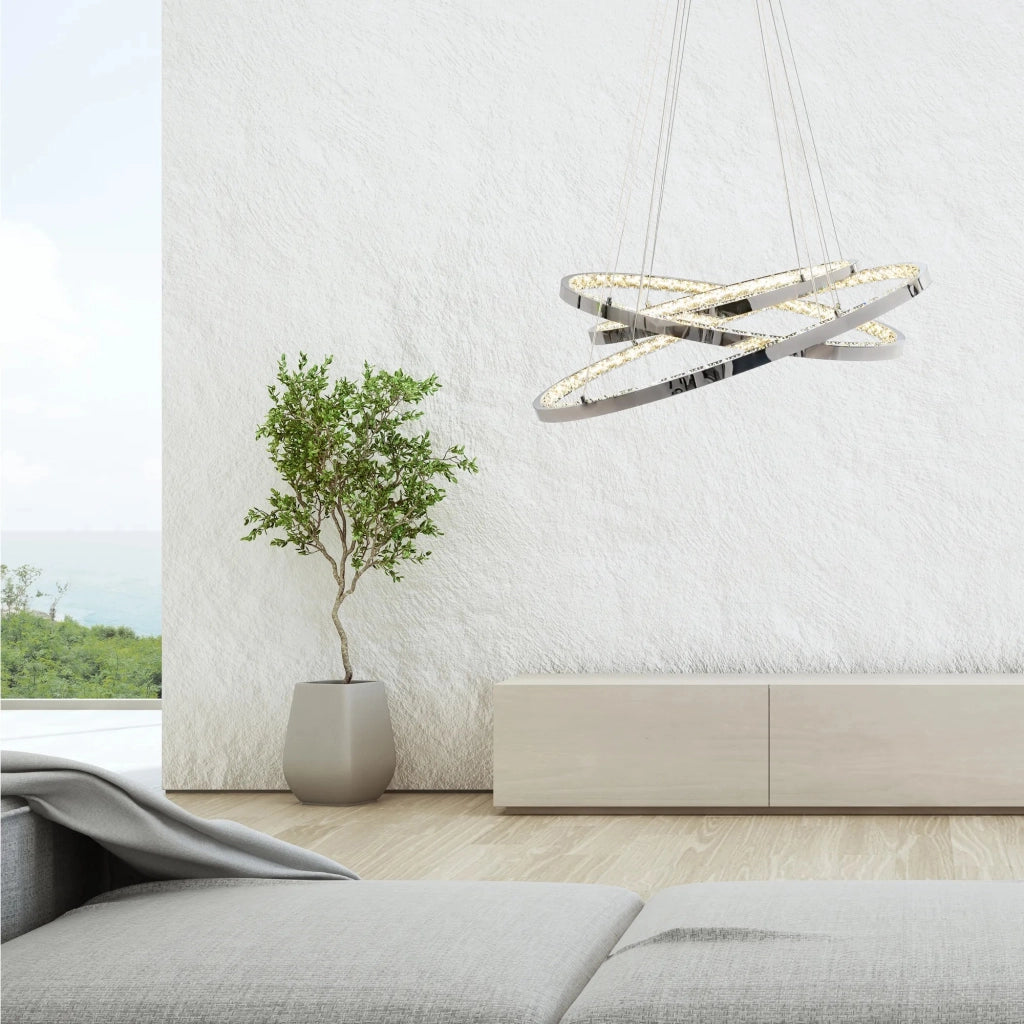 Lampada A Sospensione In Cristallo APP772-3CP