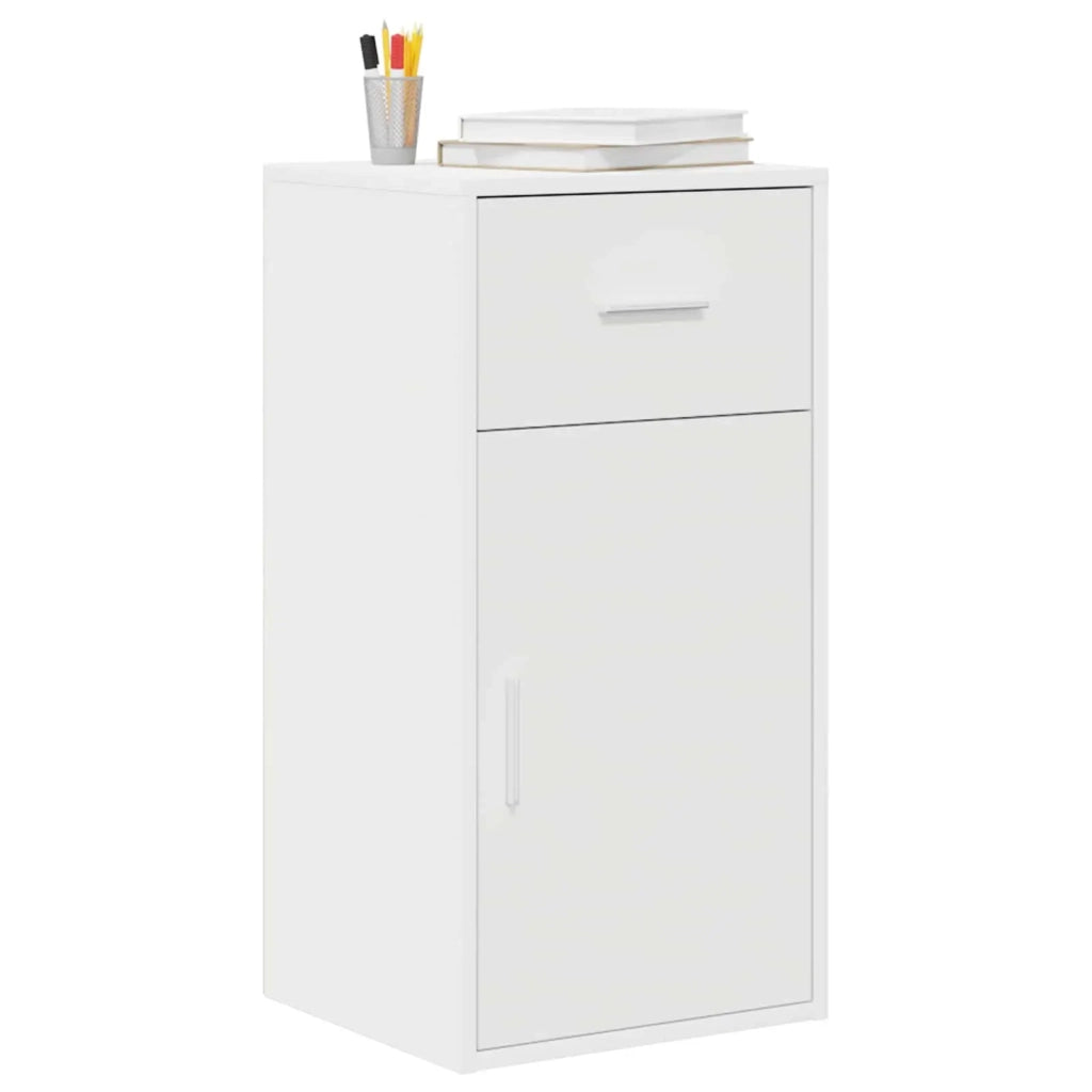 Credenza | Madia | Buffet da pranzo | Armadio da pranzo con cassetto Bianco 38 x 34 x 75 cm