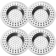 Set di 4 antistop sifoni in acciaio inossidabile per scarico - diametro esterno 7,5 cm - set duraturo e efficiente