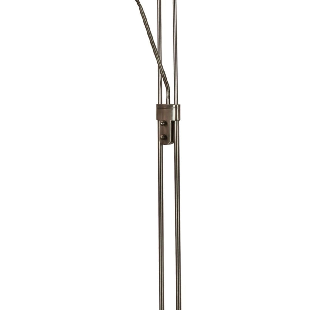 Piantana Contemporaneo Mother Child Acciaio Adjustable Vetro Led 15,41W 3000K