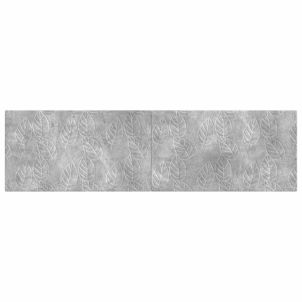 Testiera da Muro DELFT Grigio Cemento Legno ingegnerizzato 897158