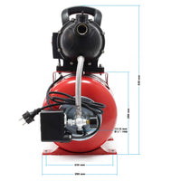 Pompa autoclave uso domestico 1000W 3500l/h Elettropompa da giardino con pressostato e manometro