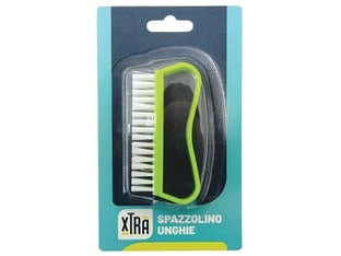 SPAZZOLINO UNGHIE- - mm.98x28x45h. - 12 pezzi XTRA