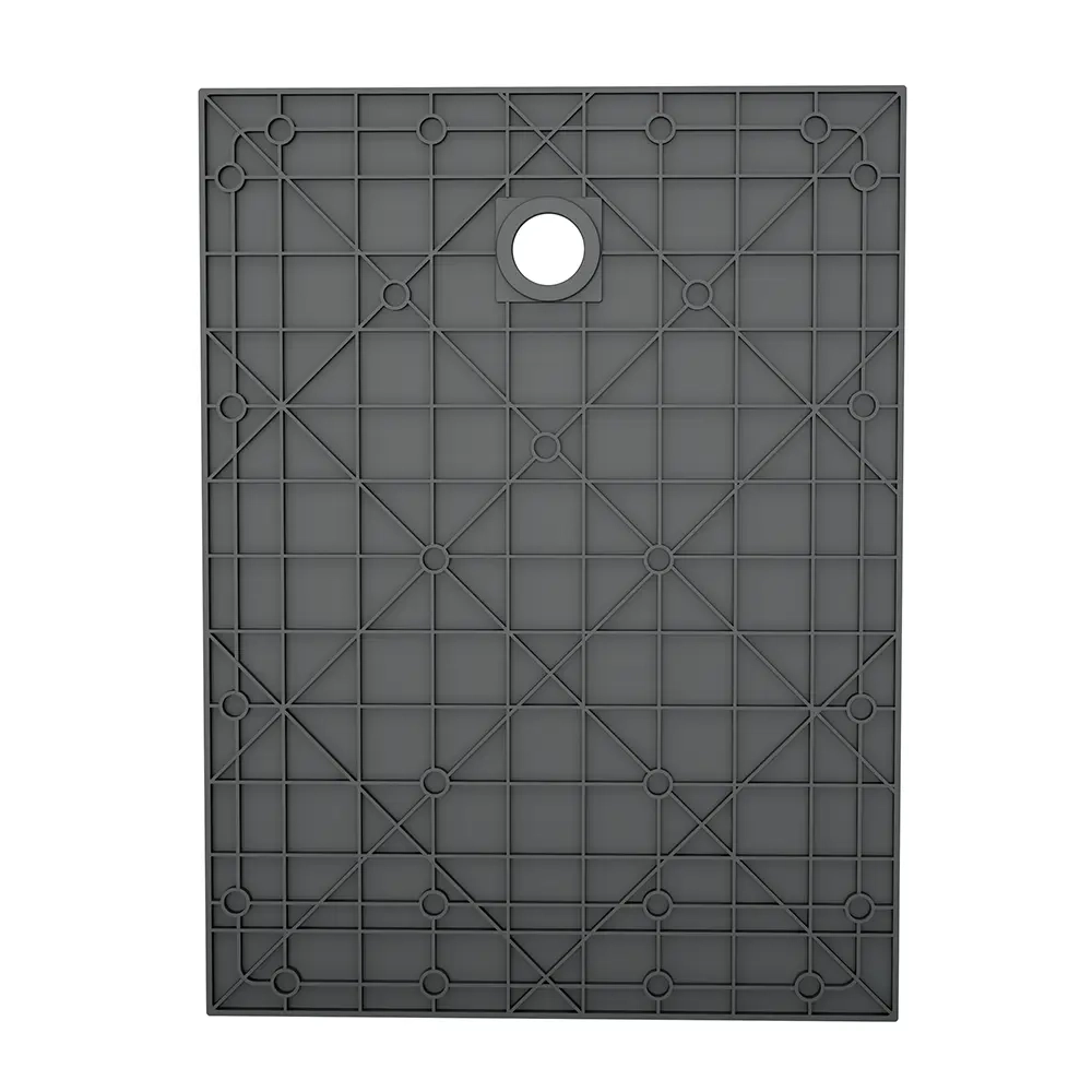 Piatto doccia 90x120 cm colore nero effetto pietra | Samos