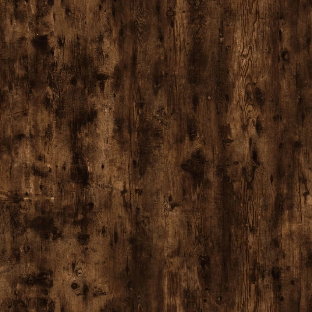 Scrivania da ufficio postazione di lavoro mobile per computer studio rovere affumicato 100 x 49 x 75 cm legno ingegnerizzato marrone 02_0023561