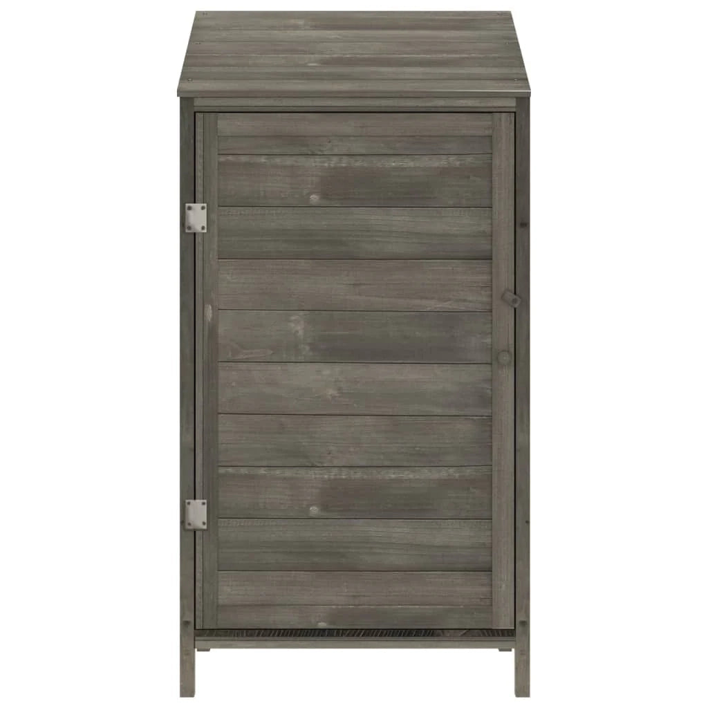 Casetta da giardino 55 x 52 x 112 cm in legno massello di abete antracite 02_0044048