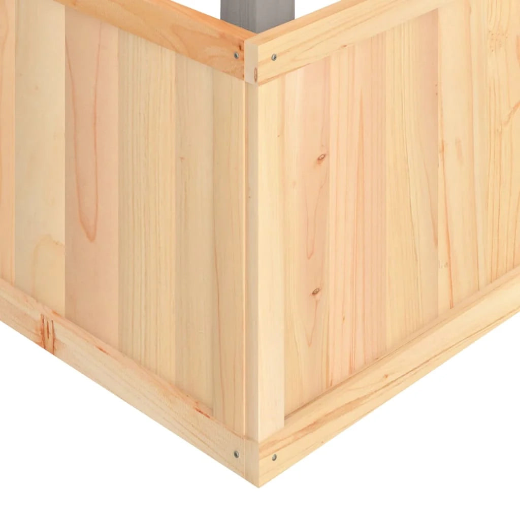 Area giochi esterna con altalene scivolo e robuste strutture per arrampicarsi  giochi da giardino 145 x 131,5 x 218,5 cm legno massello di abete 02_0004793