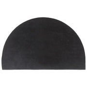 Zerbino Grigio Scuro Mezzo Rotondo 50x80 cm Fibra di Cocco 155588
