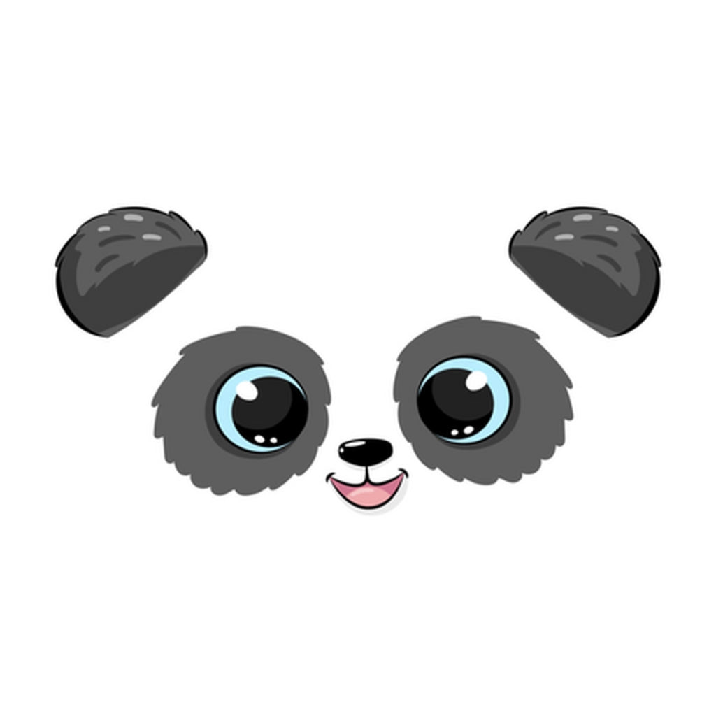 Cesta porta giochi Daria con stampa Panda