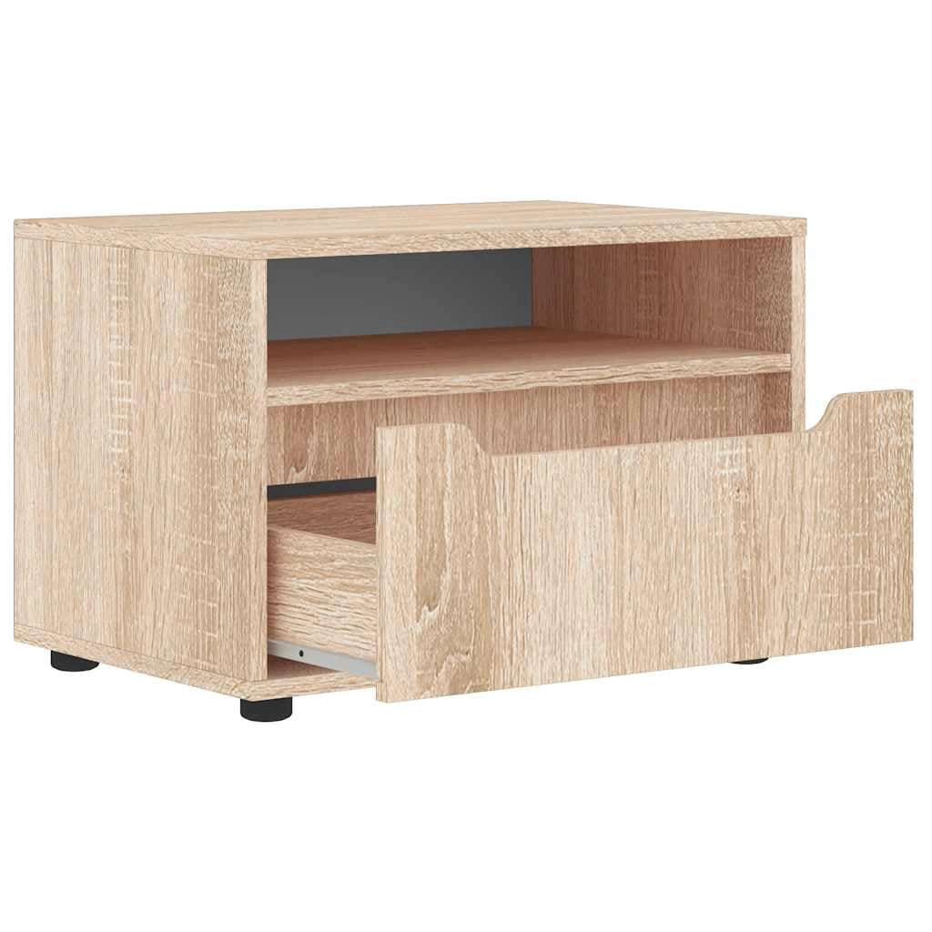 Mobile TV moderno salvaspazio con contenitore 60 x 40 x 38 cm in legno ingegnerizzato rovere Sonoma 02_0058332