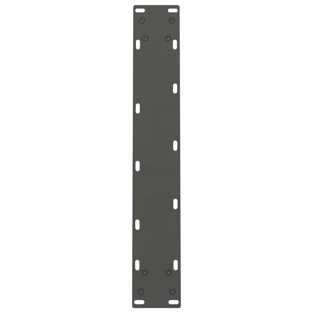 Gambe per tavolo da pranzo antracite 2 pz 60x(72-73) cm in acciaio