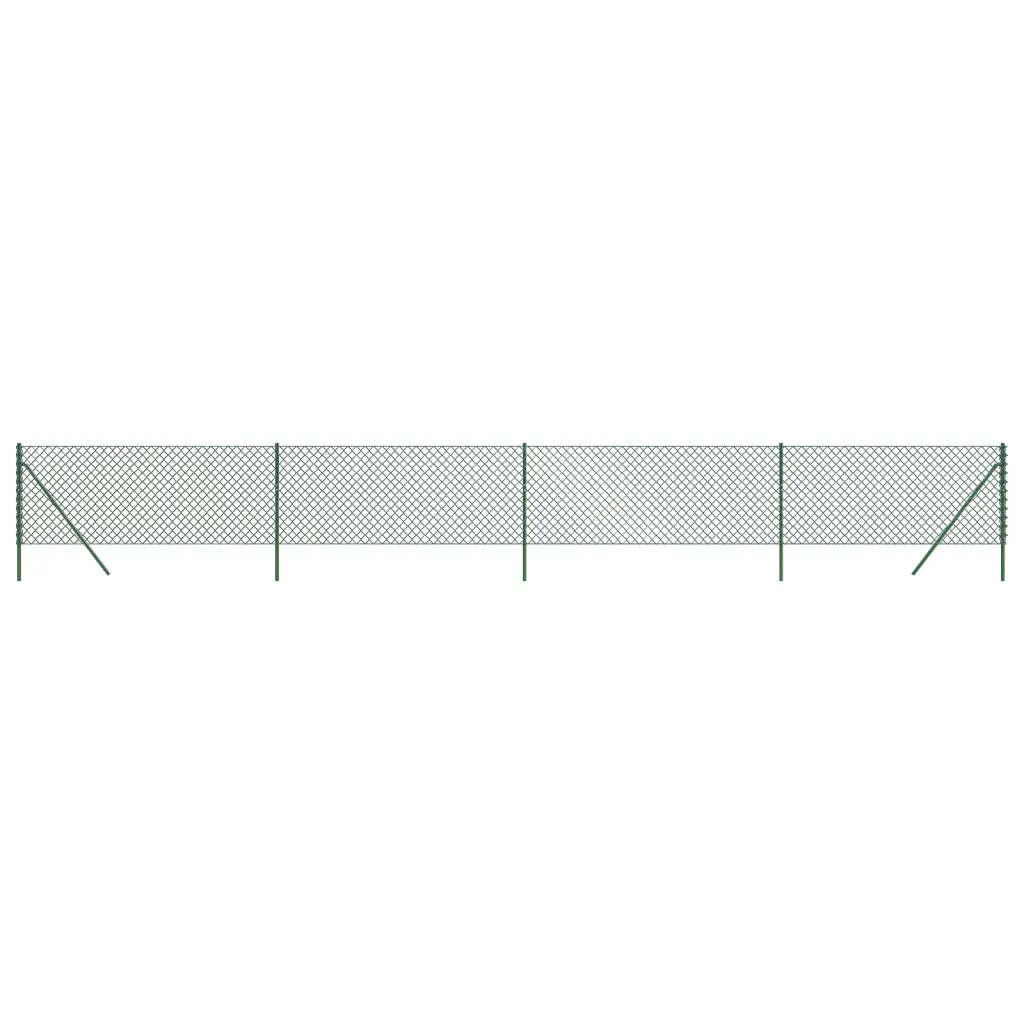 Recinzione a Rete Verde 1,1x10 m