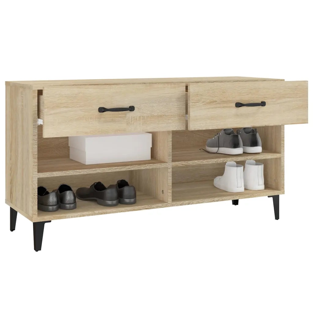 Scarpiera | Mobile per scarpe Rovere Sonoma 102x35x55 cm in Legno Multistrato