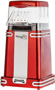 Macchina per Popcorn Retro - Popcorn Maker con Aria Calda per Snack Salute 100% Senza Grassi Bollitore per Popcorn