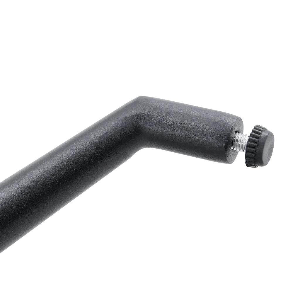 SEDIA Girevole 360° Set da 2 pezzi 85 cm Tessuto Grigio scuro e Metallo Nero