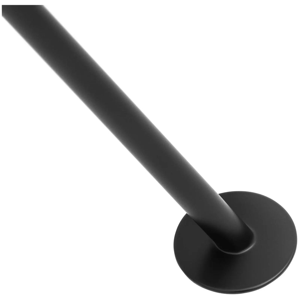 Lampada da terra ad arco con paralume in metallo mobile 40 watt altezza 125 cm ferro verniciato a polvere nero 14_0009213