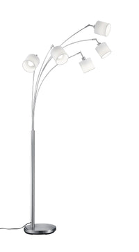 Piantana da Interno  E14 in Metallo Nickel Opaco