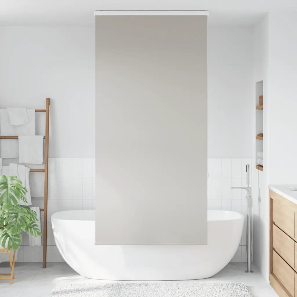 Tenda a rullo | Tenda avvolgibile Doccia con Cassonetto 100x240cm Larghezza Tessuto