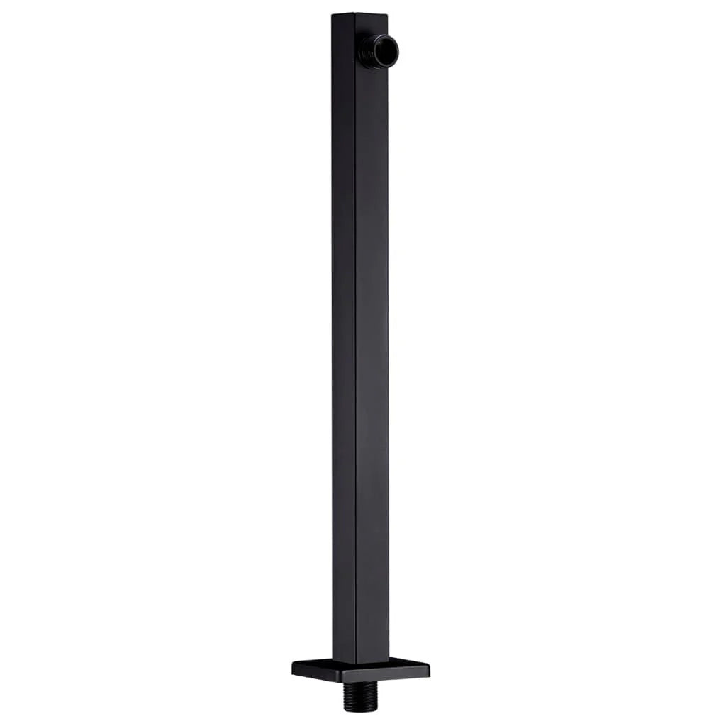 Braccio di supporto doccia quadrato acciaio inox 201 nero 40 cm 02_0003282