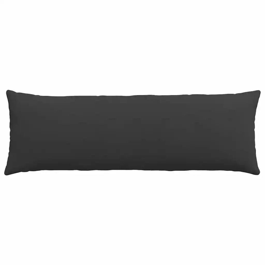 Cuscini da Divano 2 pcs Nero 120 x 40 cm Tessuto 42013814