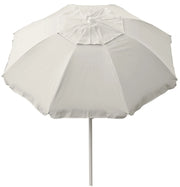 Ombrellone da Giardino Ø165 cm con Palo Ø32 mm in Acciaio Maffei Asia Ecrù
