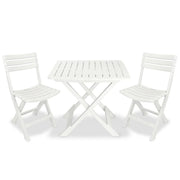 Set da giardino pieghevole in plastica bianca da 3 pezzi per mobili da esterno 02_0013545