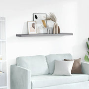 Scaffale a Parete Grigio 120x23,5x3,8 cm in MDF cod mxl 53678